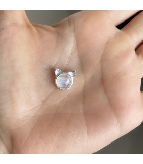 Dije Piedra Luna Gatito