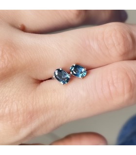 Aretes Blue Topaz