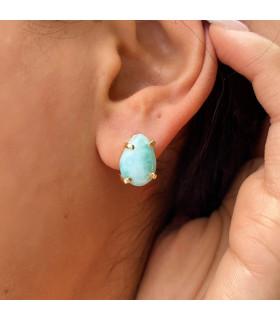 Aretes Larimar