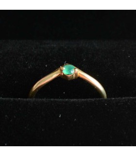 anillo Agata Verde Coronita