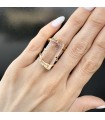 anillo Cuarzo Cristal Simple