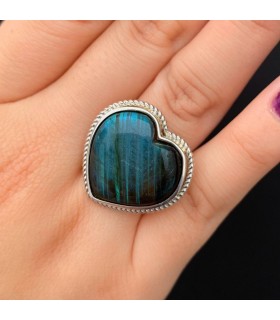 Anillo labradorita pequeño coleccion imperial