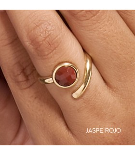 anillo Venus Jaspe Rojo