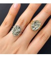 anillo Double Wire Pirita