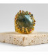 anillo Labradorita con Brillo