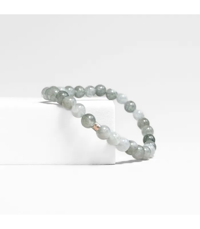 PULSERA BOLITAS AGUAMARINA