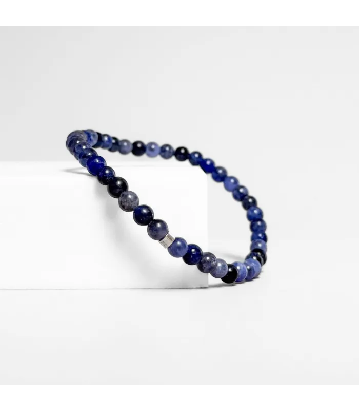 PULSERA BOLITAS SODALITA