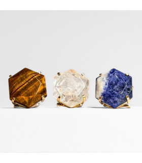 Anillo Hexagonal Grande