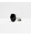 anillo Petite Turmalina Plata