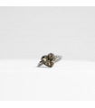 anillo Petite Mini Trenza Pirita Plata