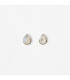Aretes piedra luna gota
