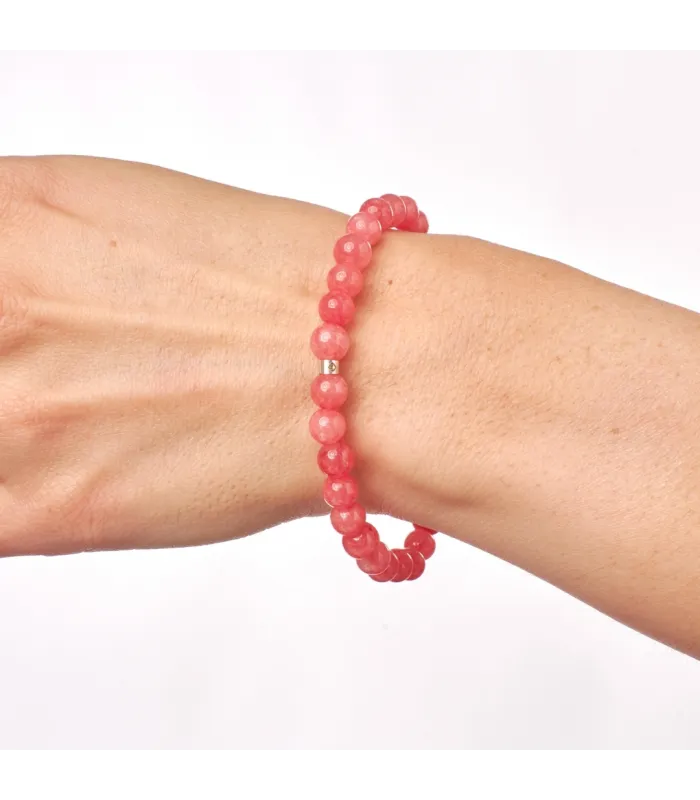 PULSERA BOLITAS STRAWBERRY