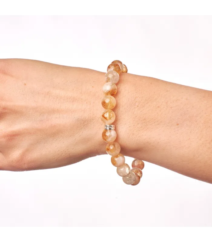 PULSERA BOLITAS GOLDEN HEALER