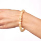 PULSERA BOLITAS AGATA AMARILLA