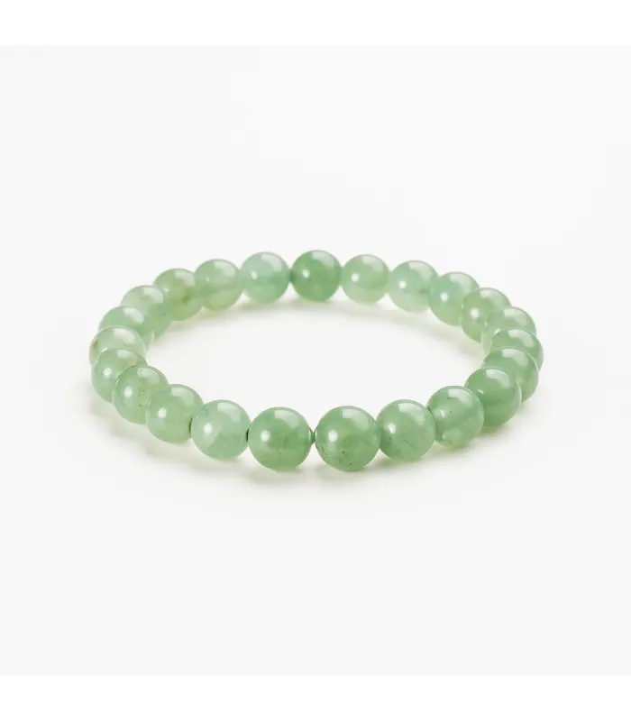 PULSERA BOLITAS CUARZO VERDE