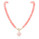 COLLAR BOLITAS CORAZON STRAWBERRY 45CM