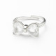 ANILLO LENGUAJE DEL CORAZON PLATA - CUARZO CRISTAL