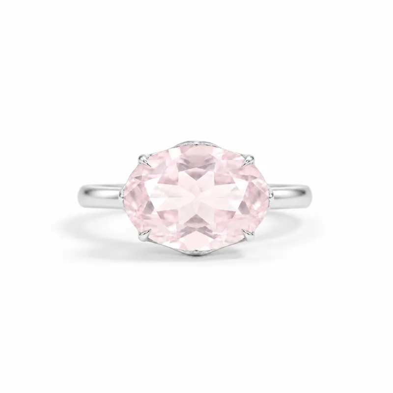 ANILLO DIMENSIONES CUARZO ROSA