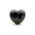 ANILLO CURVED HEART FACETADO - ONIX