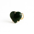 ANILLO CURVED HEART - ONIX