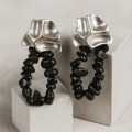 ARETES SUMMER PLATA - ONIX