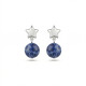 ARETES STAR BORN PLATA - LAPISLÁZULI