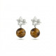 ARETES STAR BORN PLATA - OJO DE TIGRE
