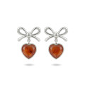 ARETES MAGIC GIFT PLATA - CORNALINA
