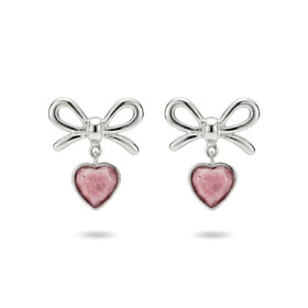 ARETES MAGIC GIFT PLATA - RODONITA