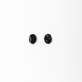 ARETES PETITE TURMALINA PLATA - CIRCULAR