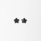 ARETES PETITE TURMALINA PLATA - ESTRELLA