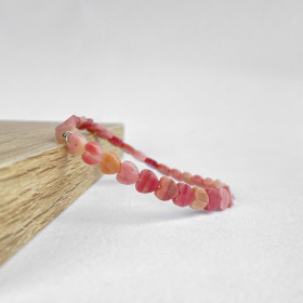 PULSERA MINI HEART - RODONITA
