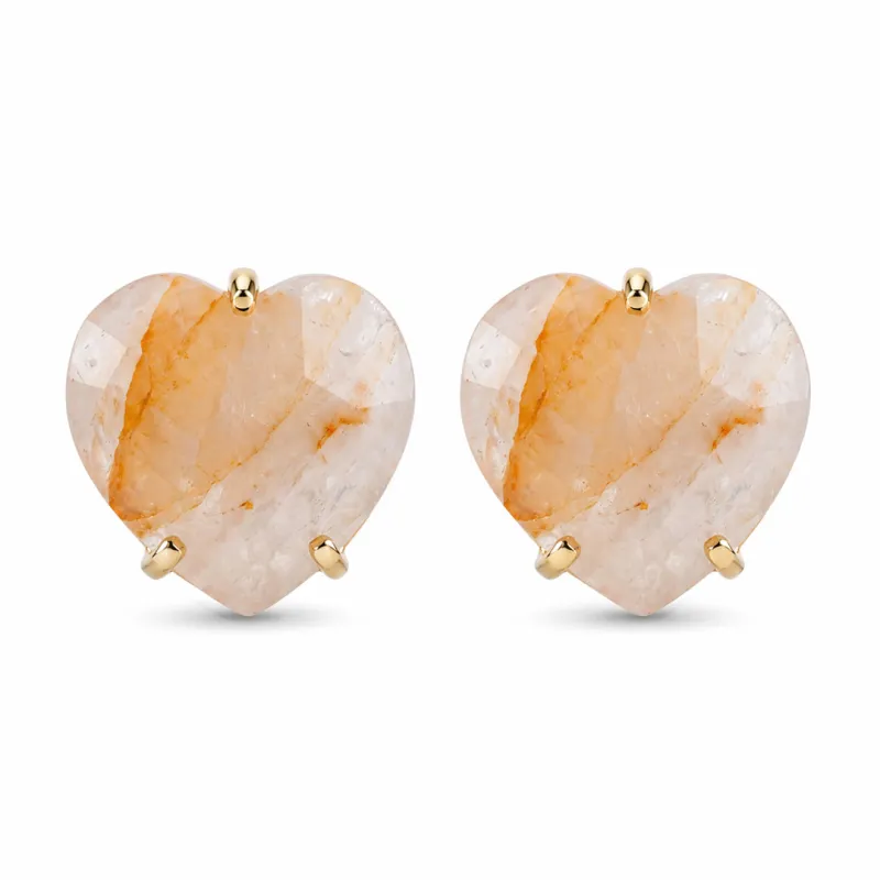 ARETES CURVED HEART FACETADO - GOLDEN HEALER
