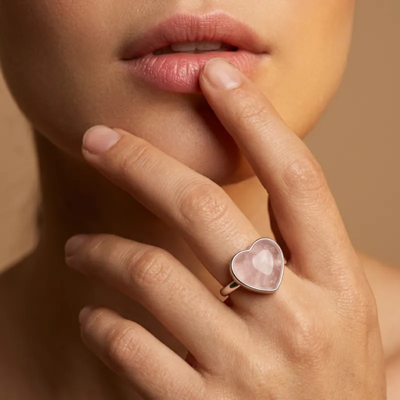 ANILLO YVONNE CUARZO ROSA