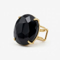 Anillo Circle Wire Facetado